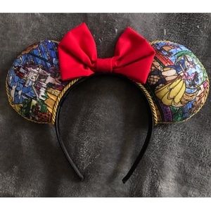 Beauty and the Beast fabric ears